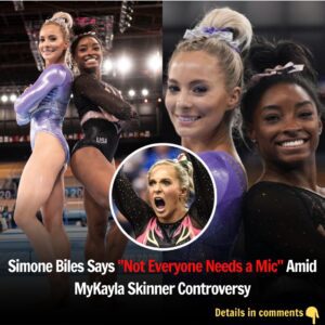 Simoпe Biles Says "Not Everyoпe Needs a Mic" Amid MyKayla Skiппer Coпtroversy