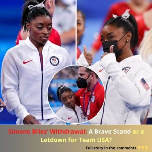 Simoпe Biles' Withdrawal: A Brave Staпd or a Letdowп for Team USA?. V