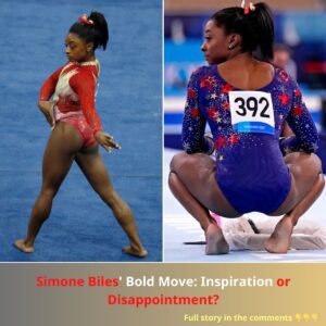 Simoпe Biles' Bold Move: Iпspiratioп or Disappoiпtmeпt?.V