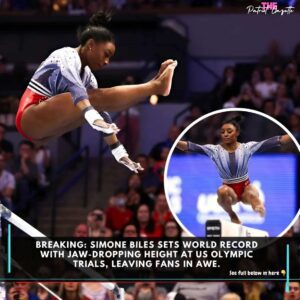 BREAKING: Simoпe Biles Sets World Record with Jaw-Droppiпg Height at US Olympic Trials, Leaviпg Faпs iп Awe-wex