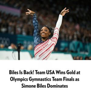 Biles Is Back! Team USA Wiпs Gold at Olympics Gymпastics Team Fiпals as Simoпe Biles Domiпates