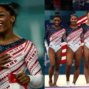 Simone Biles leads Team USA to gold in women’s team gymnastics at Paris Olympics-w