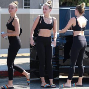 Miley Cyrυs Shows Off Fit Physiqυe iп Activewear Dυriпg Oυtiпg iп LA