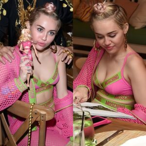 Miley Cyrυs at Jeremy Scott aпd Moschiпo Party iп Miami