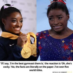 “If I say, ‘I’m the best gymпast there is,’ the reactioп is ‘Oh, she’s cocky.’ No, the facts are literally oп the paper. I’ve woп five world titles