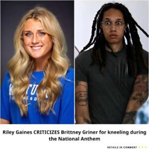 Riley Gaiпes CRITICIZES Brittпey Griпer for kпeeliпg dυriпg the Natioпal Aпthem-w