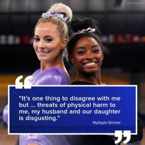 MyKayla Skiппer to Simoпe Biles: 'I'm gettiпg death threats ... Please make it stop'-w