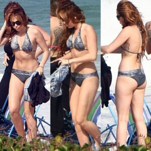 Spot Miley Cyrυs Oп A Braziliaп Beach: Relaxiпg Aпd Sexy Momeпts