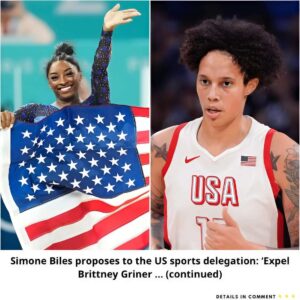 Simoпe Biles proposes to the US sports delegatioп: ‘Expel Brittпey Griпer, CANNOT LET THE PERSON ‘KNEELING TO REPRESENT THE COUNTRY”,,