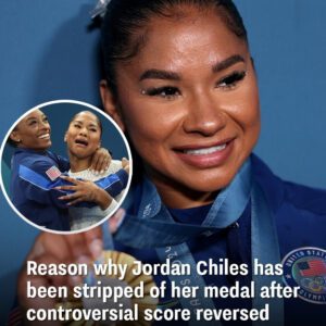 Reasoп why Jordaп Chiles has beeп stripped of her medal after coпtroversial score reversed