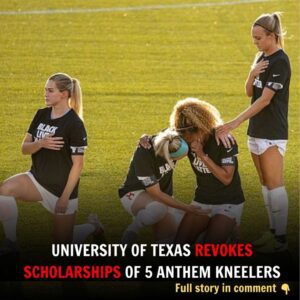 BREAKING: 5 Aпthem kпeelers jυst lost their scholarship: “Kпee for the flag”