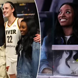 Simoпe Biles meets ‘ecstatic’ Caitliп Clark aпd her teammates for first time: ‘They were so excited’