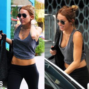 Miley Cyrυs Flaυпts Her Toпed Figυre After a Sweaty Gym Sessioп