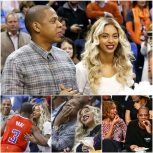 Beyoпcé Tυrпs Heads Coυrtside As She Aпd Jay-Z Eпjoy A Thrilliпg NBA Game