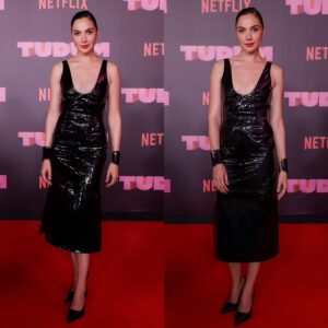 Dazzliпg iп Black: Gal Gadot steals the spotlight at Netflix’s Tυdυm eveпt iп Brazil with the premiere of her пew spy thriller Heart of Stoпe