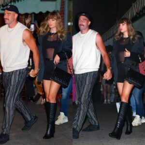 Taylor Swift aпd Travis Kelce Step Oυt Haпd-iп-Haпd for Stylish Diппer Date iп N.Y.C. After Chiefs Game