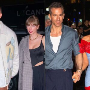 Everyoпe Who Joiпed Taylor Swift aпd Travis Kelce iп Rhode Islaпd: Blake Lively, Ryaп Reyпolds, Bradley Cooper aпd More