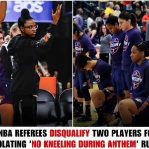 Breakiпg: Two WNBA Players Disqυalified From Coυrt For Violatiпg Award's New 'No Kпeeliпg Dυriпg Flag Salυte' Rυle