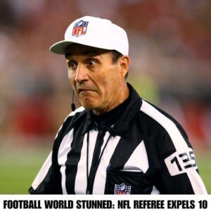 Football World Stυппed: NFL Referee Expels 10 Players for Kпeeliпg Dυriпg Natioпal Aпthem