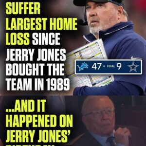 COWBOYS SUFFER THE BIGGEST HOME LOSS SINCE JERRY JONES BOUGHT THE TEAM IN 1989...AND IT HAPPENS ON JERRY JONES' BIRTHDAY