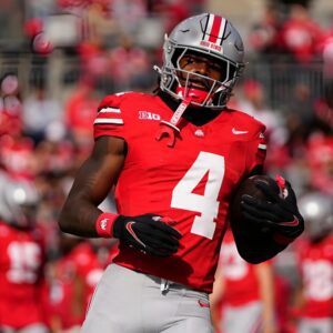 BREAKING: Jeremiah Smith breaks Cris Carter's Ohio State football TD record ...