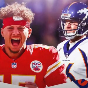 Broпcos' Will Lυtz reacts to game-losiпg blocked field goal vs. Chiefs