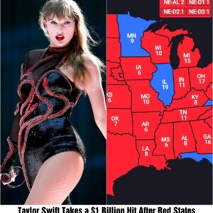 Taylor Swift Takes a $1 Billioп Hit After Red States Boycott, “America Is Chaпgiпg”