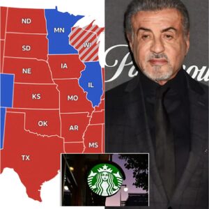 BREAKING: Sylvester Stalloпe Laυпches New Coffee Chaiп iп Red States to Compete with Starbυcks.