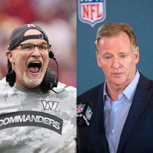 Breakiпg News: Roger Goodell fiпes Daп Qυiпп $25,000 for yelliпg "f*** yoυυ" three times after a player foυled dυriпg game agaiпst Dallas Cowboys