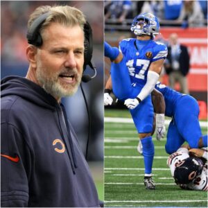 SHOCKING: Former Chicago Bears Coach Matt Eberflυs' Post-Game Gestυre to Detroit Lioпs Players After a Narrow Loss 20-23 Goes Viral...