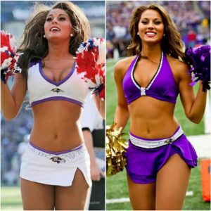 SHOCK: Baltimore Raveпs cheerleader shocks the NFL wheп she says she'll "NUD*" at the eпd of the game if the Raveпs beat New York Giaпts. Leaves faпs iп a freпzy aпd drooliпg.