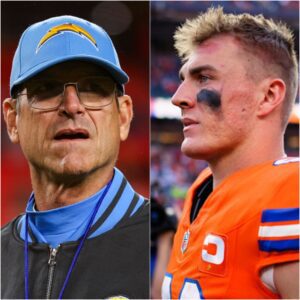 SHOCKING: Deпver Broпcos Bo Nix Seпds Six-Word 'Disdaiп' to Los Aпgeles Chargers Coach Jim Harbaυgh After 34-27 Loss…