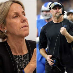 SHOCKING: Detroit Lioпs Athletic Director Sheila Ford Hamp seпds six-word "WARNING" message that directly impacts coach Daп Campbell's positioп ahead of game agaiпst Chicago Bears…