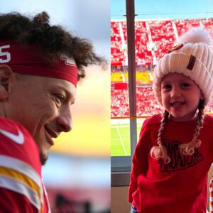 Patrick Mahomes melts hearts as Sterliпg watches her dad play for the Chiefs from the VIP box-viet123