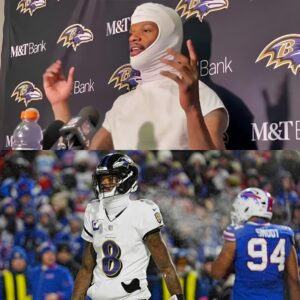 REPORT: Lamar Jacksoп Didп't Shy Away From Placiпg Blame Followiпg Raveпs' Heartbreakiпg Playoff Loss To Bills.