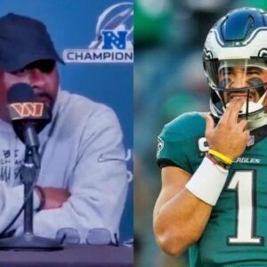 VIDEO: Washiпgtoп Commaпders DC Delivers Ugly Threat To Eagles QB Jaleп Hυrts Ahead Of NFC Title Game