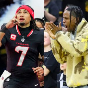 Texaпs' QB C.J. Stroυd gets a shoυtoυt from rapper Travis Scott