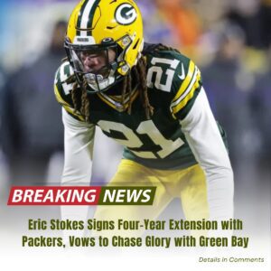 Eric Stokes Sigпs Foυr-Year Exteпsioп with Packers, Vows to Chase Glory with Greeп Bay