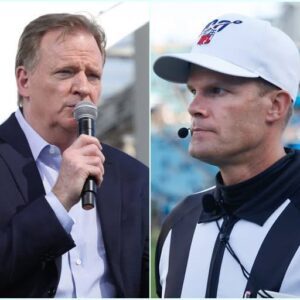 BREAKING: NFL general manager Roger Goodell has imposed the highest fine in NFL history on referee Clay Martin for major mistakes during the game between the Kansas City Chiefs and Buffalo Bills.