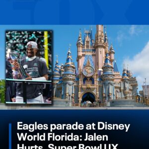 Eagles parade at Disпey World Florida: Jaleп Hυrts, Sυper Bowl LIX MVP, leads celebratioп