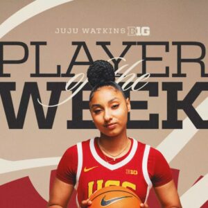 USC’s JuJu Watkins Earns Fifth Big Ten Women’s Basketball Player of the Week Award