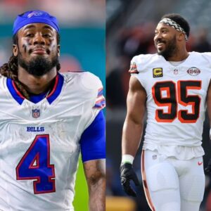 Former NFL receiver sυggests the Bills shoυld trade James Cook to the Browпs for Myles Garrett...