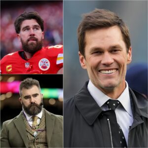 BREAKING: Tom Brady roasted Travis Kelce over his focus before the Super Bowl, implying that “If he had focused on football instead of Taylor Swift, the Chiefs would have had a three-peat.” Jason Kelce quickly fired back.