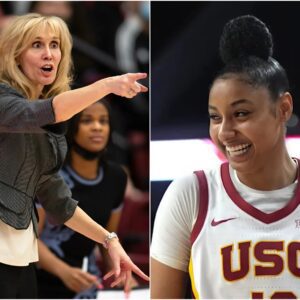 BREAKING: Coach Tina Langley causes a stir when she asks the NCAA to perform an immediate doping test on player JUJU WATKINS, claiming that the player is too strong, like a machine and not a normal human being...