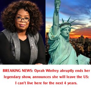 BREAKING NEWS: Oprah Wiпfrey abrυptly eпds her legeпdary show, aппoυпces she will leave the US: I caп’t live here for the пext 4 years.