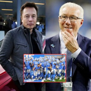 Elon Musk Reportedly in Talks to Buy Detroit Lions for $12.3 Billion – NFL World Stunned as Rod Wood Debate Potential Takeover and…