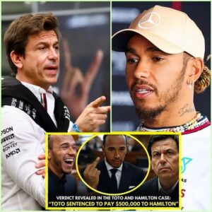 VERDICT REVEALED: TOTO WOLFF ORDERED TO PAY $500,000 TO HAMILTON ‼️