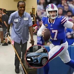 BREAKING: Josh Allen Returns to His Old School to Surprise His High School Janitor with an SUV, What Happens Next Will Make You Cry