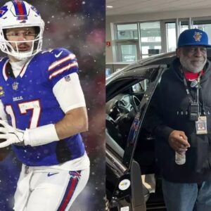 Josh Allen Returns to His Old School to Surprise His High School Janitor with an SUV, What Happens Next Will Make You Cry.