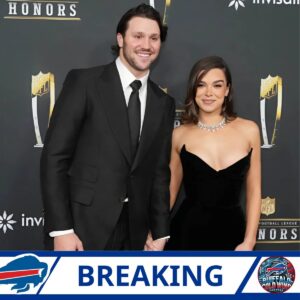 Actress Hailee Steinfeld has slammed her fiancé Josh Allen's opponents in the NFL's AFC East Division because he...